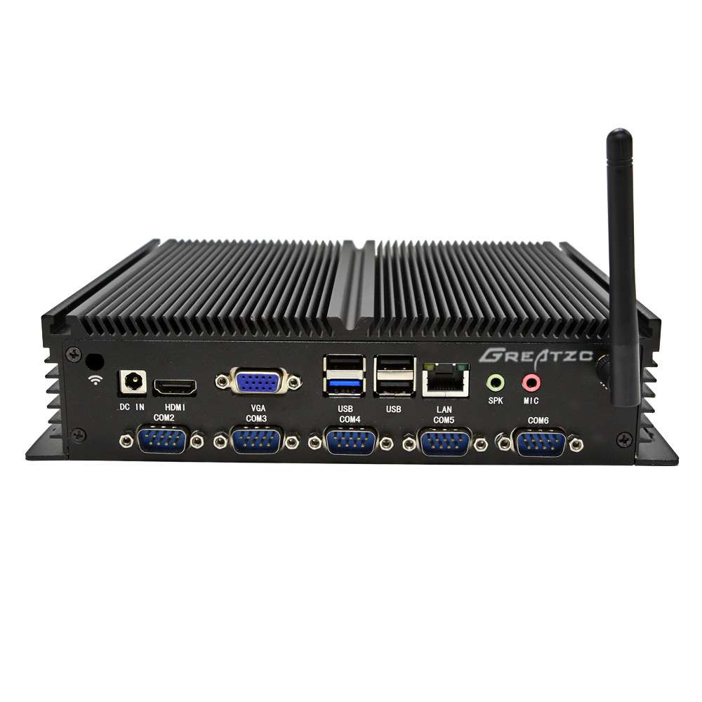 ZC-G19006C Industrial Embedded PC With 6 RS232,Fanless Design