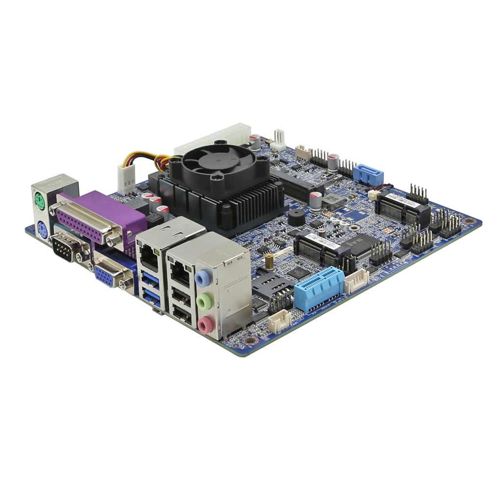 Dual LAN Mini Itx Motherboard 3855U CPU 3 Display HDMI VGA LVDS With LPT Port