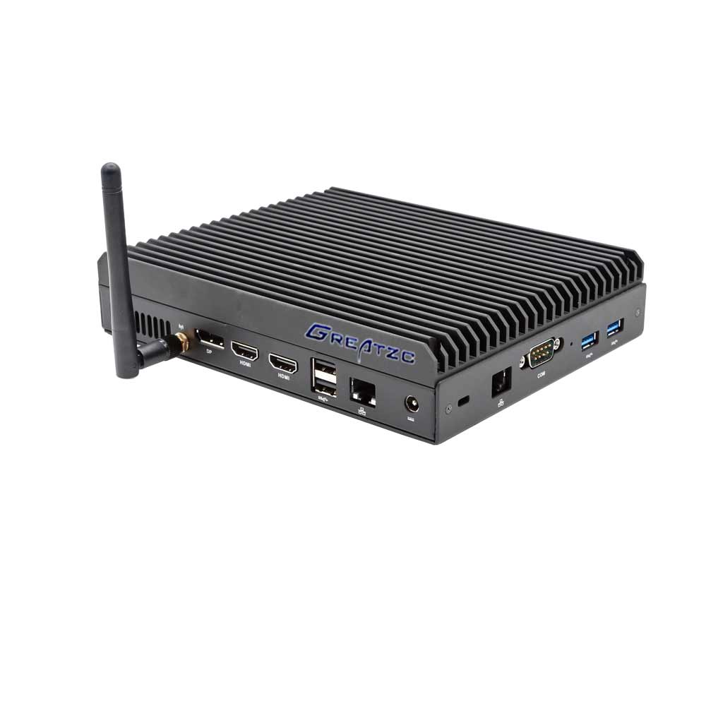 Factory Supply Cheap Low Price Fanless Compact Industrial Mini Computer 2 RS232 Dual Ethernet Fanless PC
