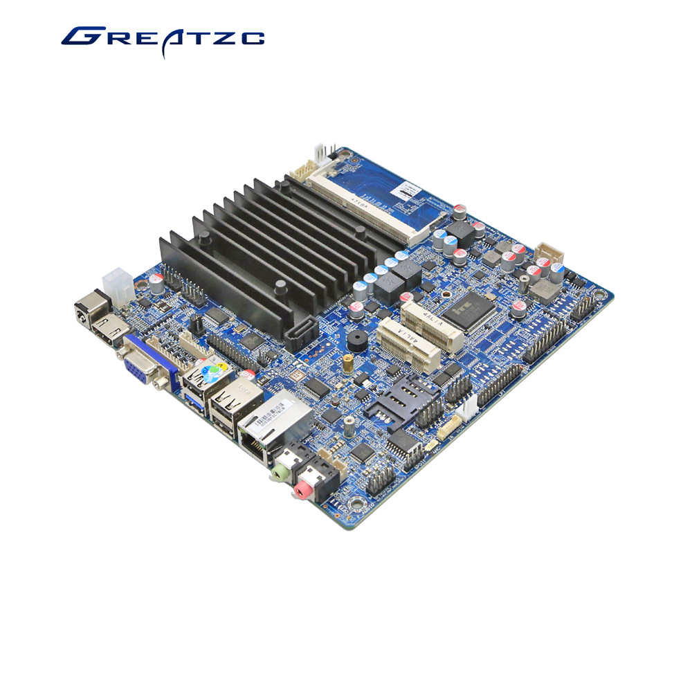 ZC-BT19SL-6C Fanless Mini ITX Motherboard J1900 Quad Core With 6 RS232 Ports