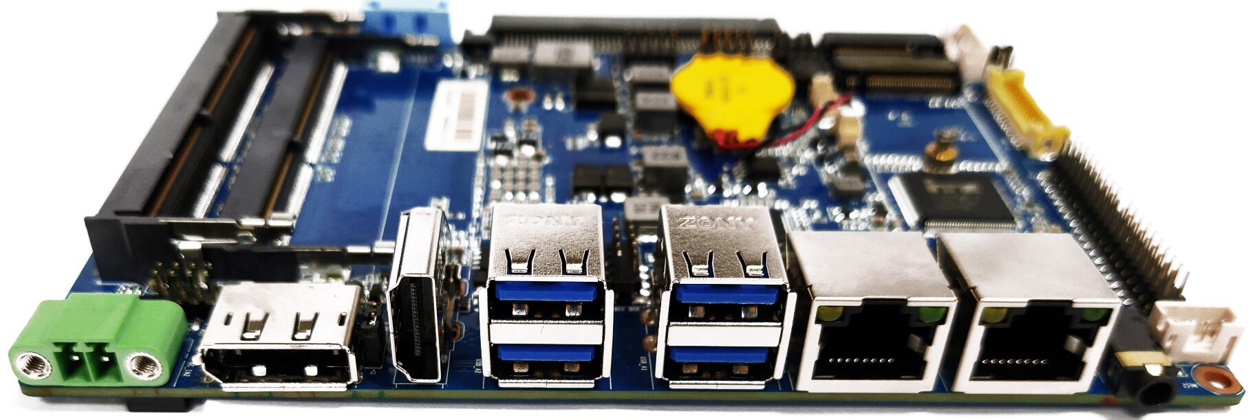 ZC35-EN4305DL 8th Gen Intel CPU 3.5'' Fanless Motherboard 6 COM Dual LAN