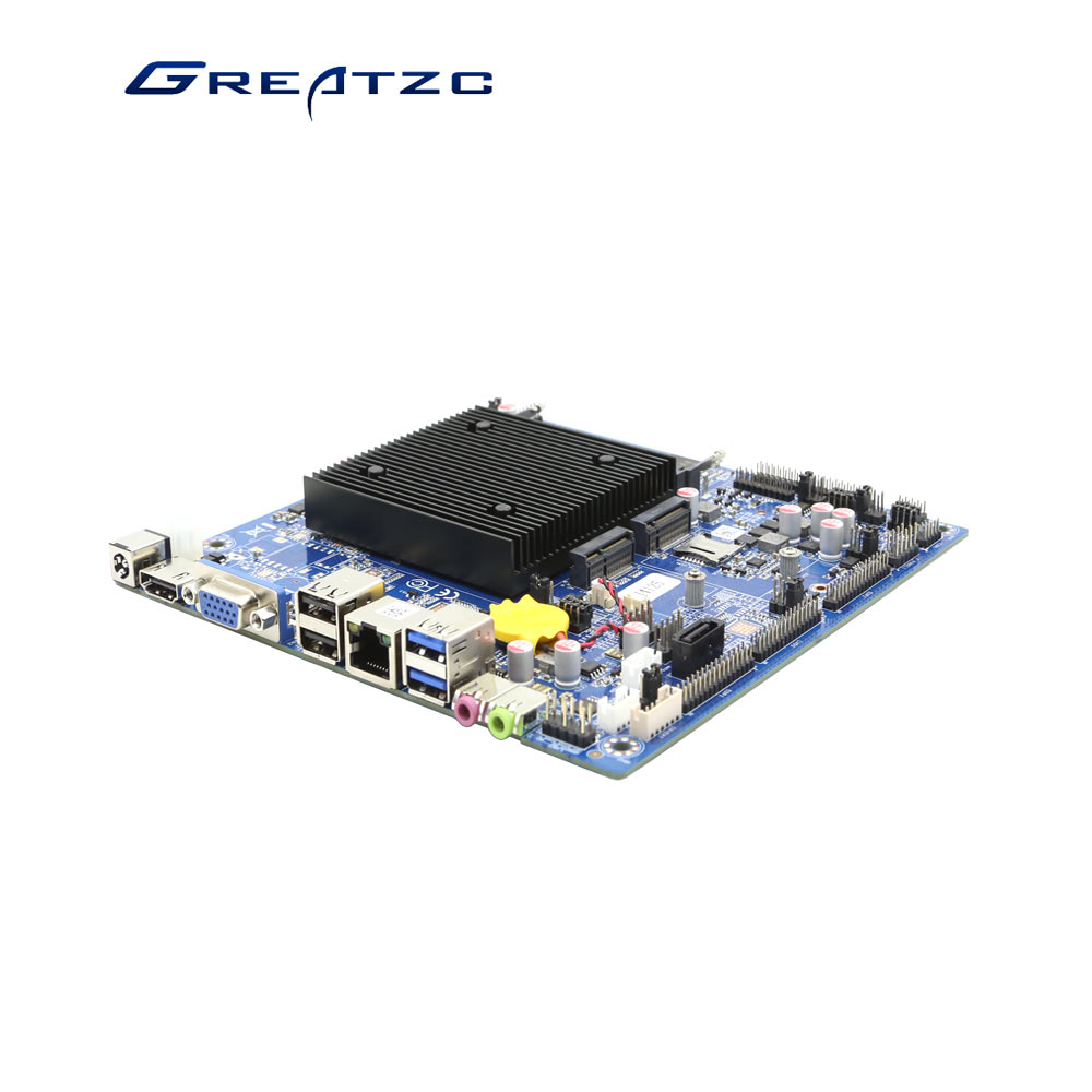 Fanless Design Industrial Grade Thin Mini Itx Mainboard Onboard J4125 CPU