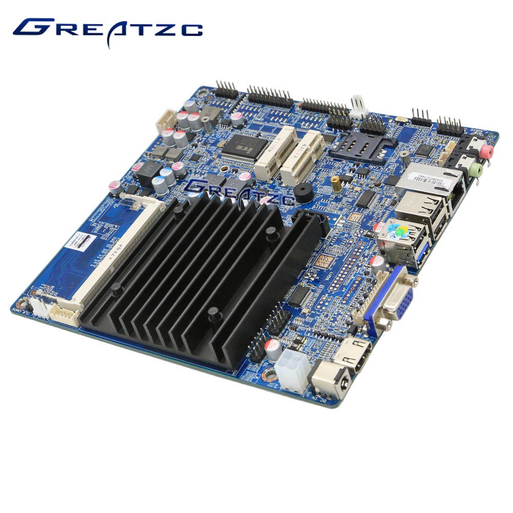 ZC-BT18V J1800 Fanless Industrial Computer Mini IT Motherboard