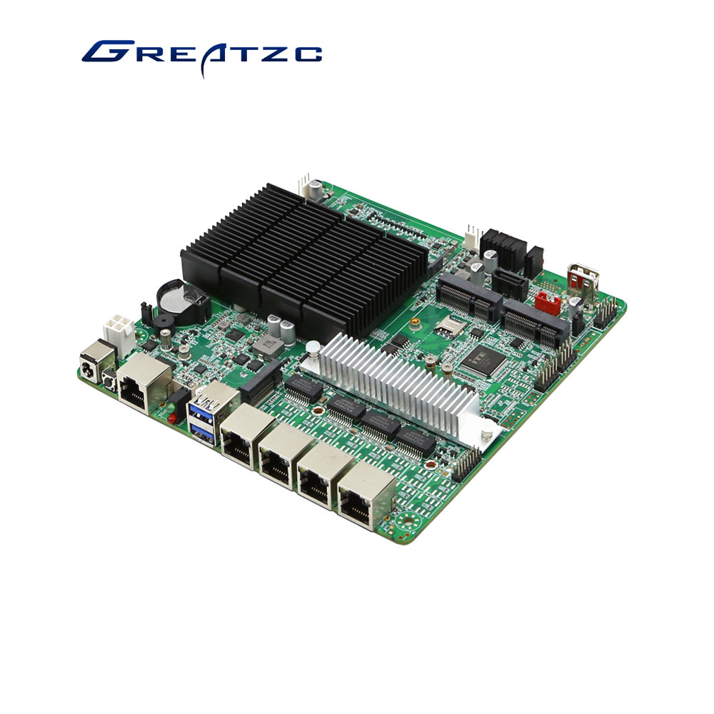 ZC-RUT40-4125 Mini Itx J4125 CPU pfsense Board 4 Ethernet Gigabit Fanless Design