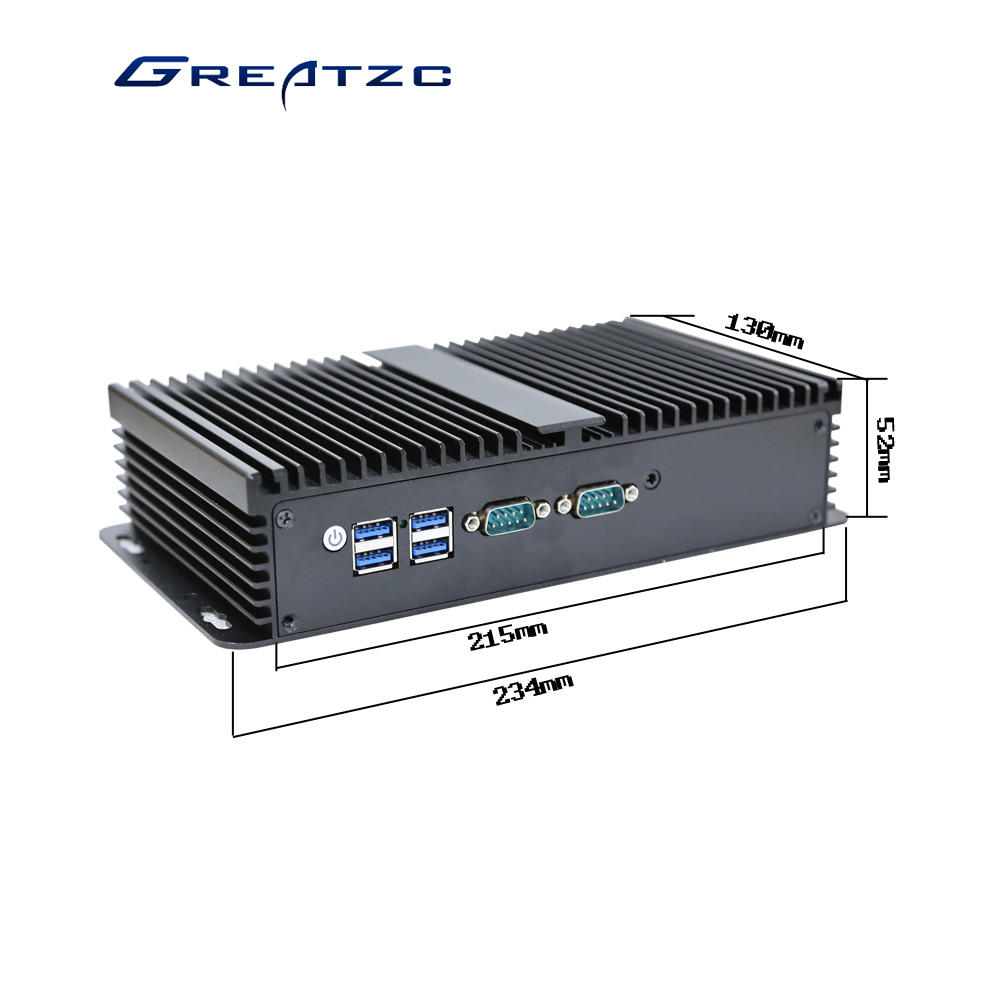 ZC-G13-6412L4 Fanless Firewall Mini PC J6412 CPU 4 Intel I226 2.5G Ethernet