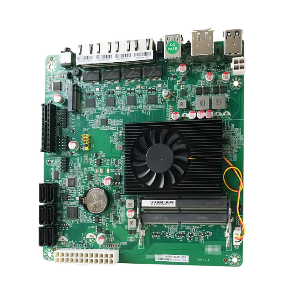ZC-NAS5105-4L Nas Mini Itx Motherboard Onboard N5105 CPU