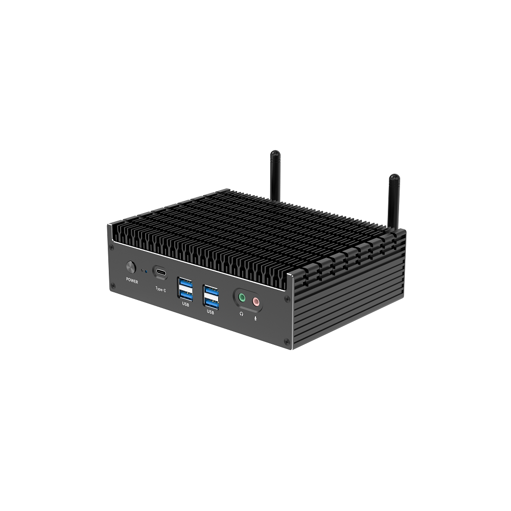 ZC-WG12 Fanless Mini PC Onboard Intel 12th Gen I3-1215U/ I5-1235U/ I7-1255U CPU