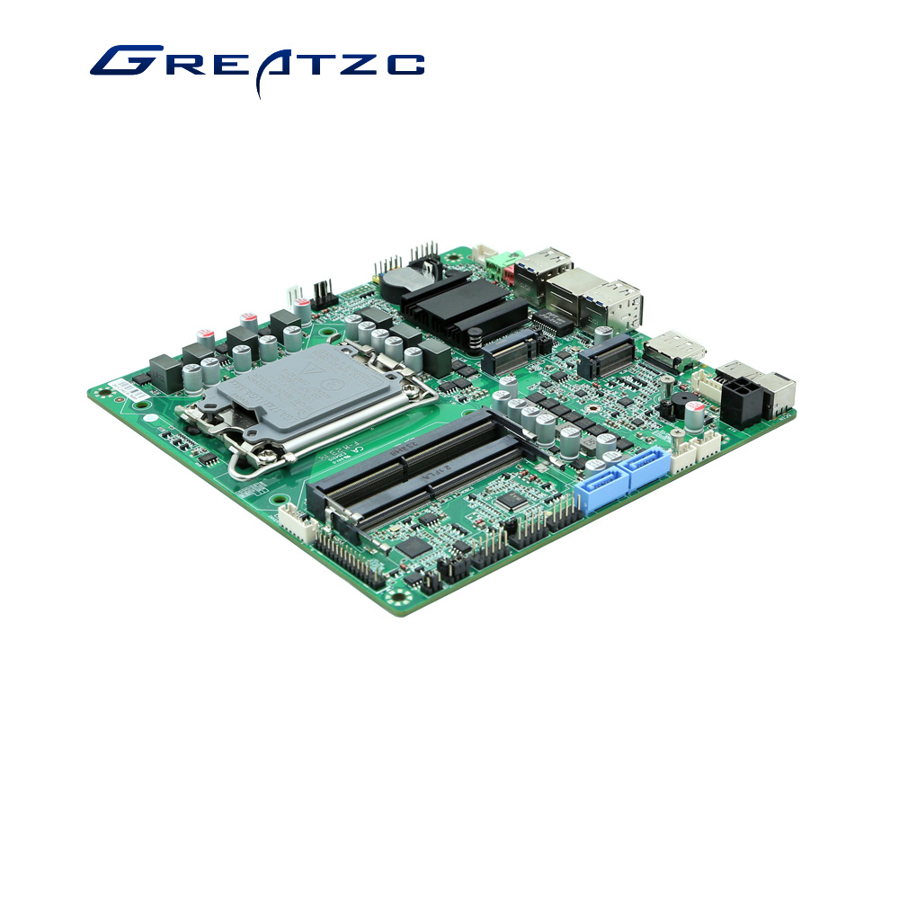 ZC-ITXH610DC H610 Chip Mini Itx Motherboard Support 12th 13th Gen CPU