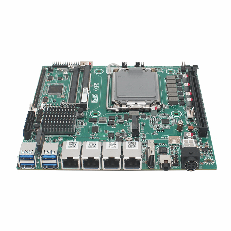 ZC-ITXH6104L H610 Mini ITX Motherboard With 4 LAN
